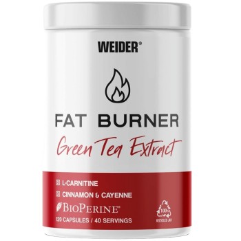 Weider Fat Burner Green Tea Extract, 120 Capsules