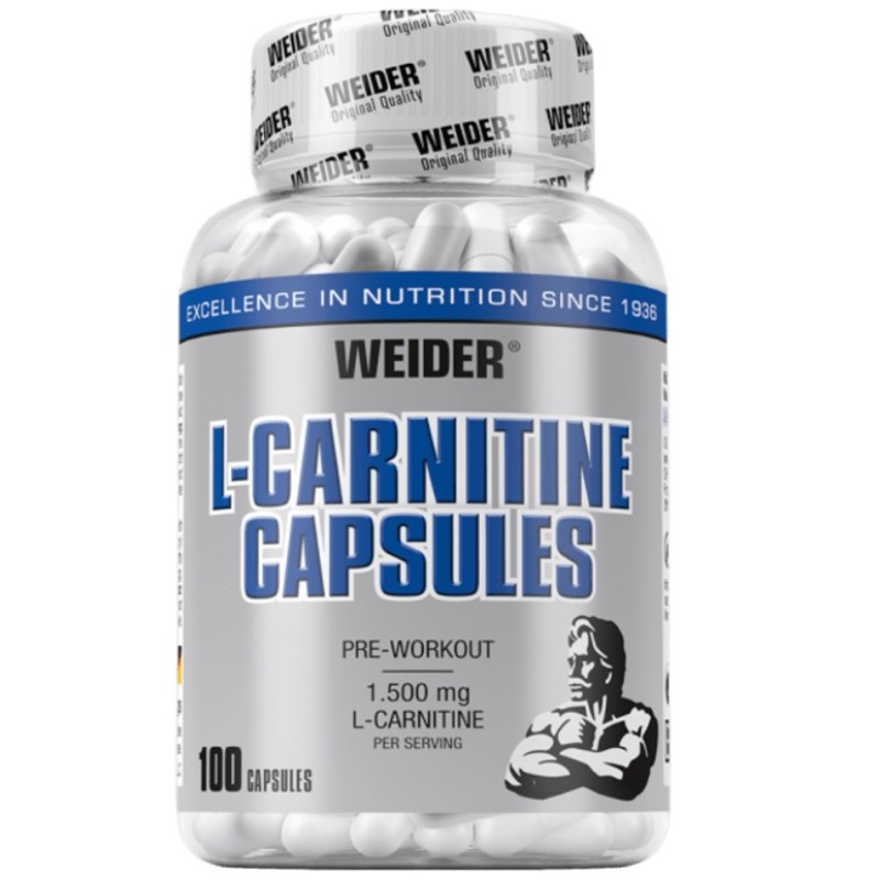 Weider L-Carnitine Capsules, 100 Capsules